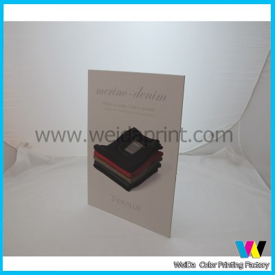 display card/show cards/tent card