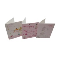 custom colorful paper printing invitation greeting card