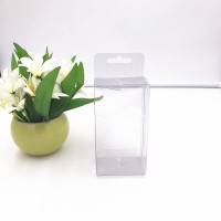 Customized PVC plastic folding box gift packing box PVC transparent box