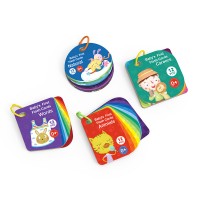 Customized kids hard board french baby children learning card book printing